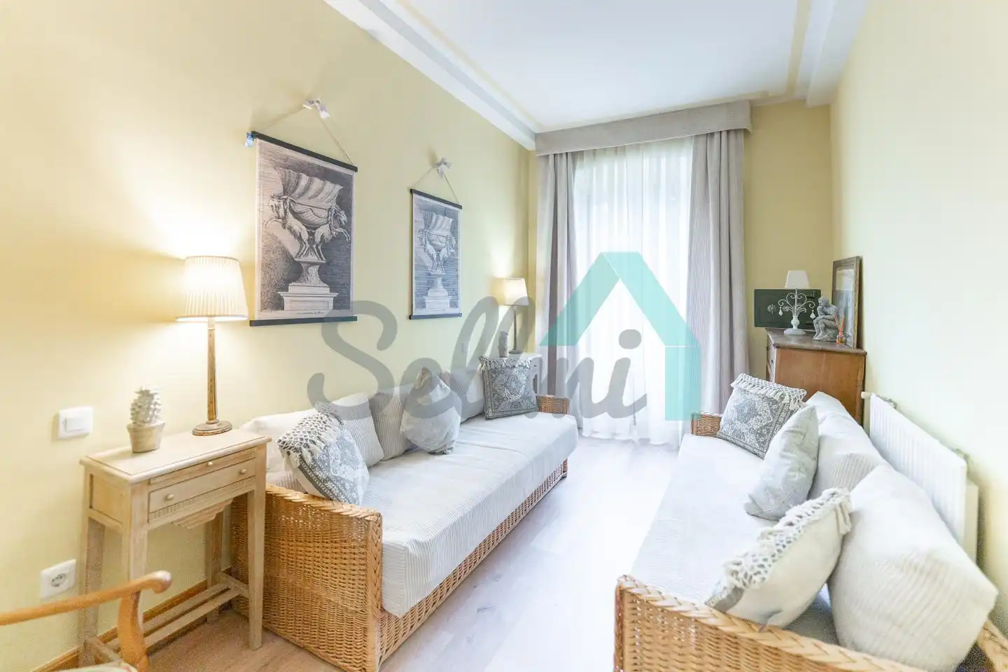 Sala de estar de Piso en venta en Muros de Nalón con Calefacción y Parquet