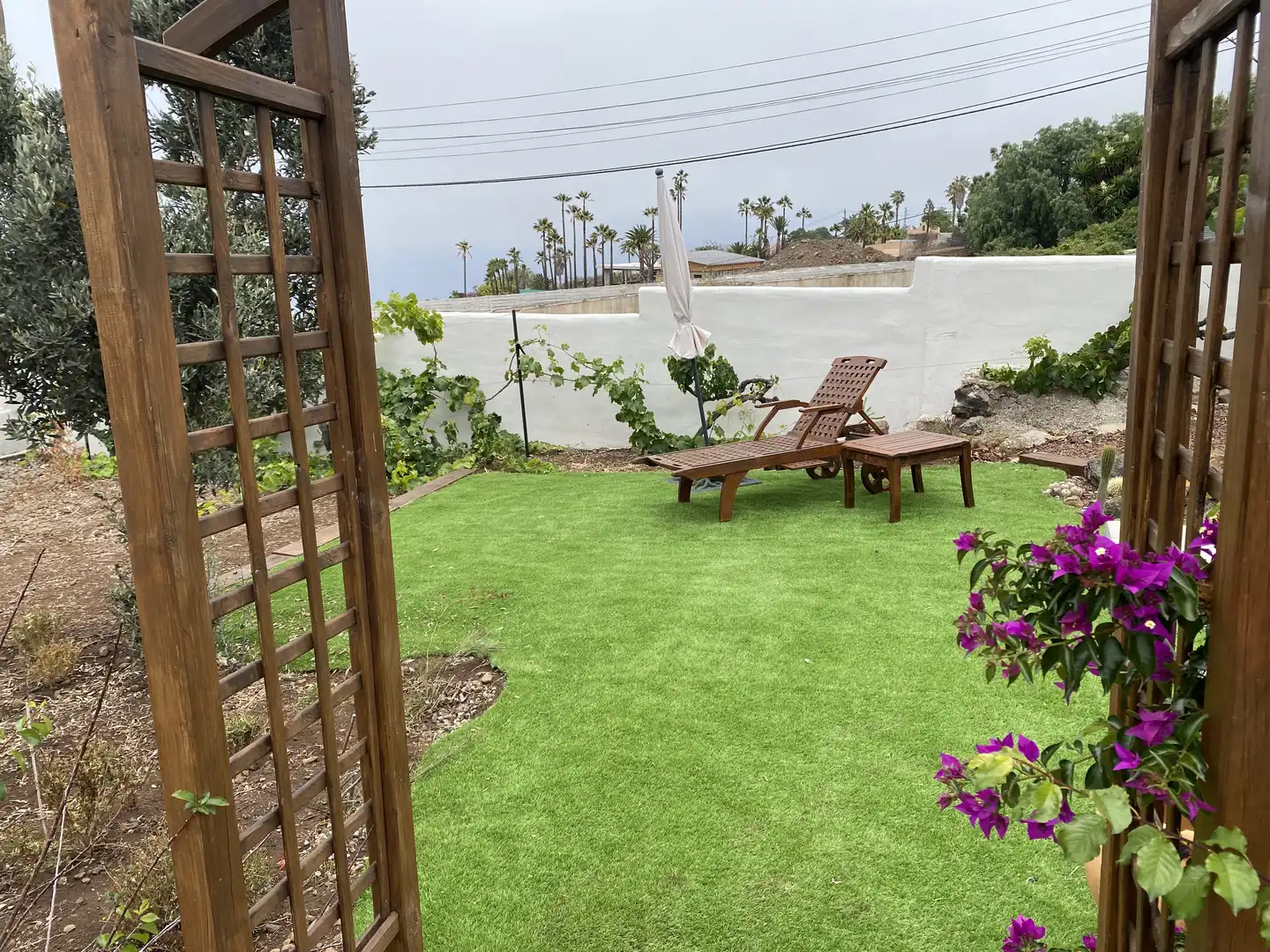 Terrace of Houses for rent in Tacoronte  with Air Conditioner, Private garden and Terrace