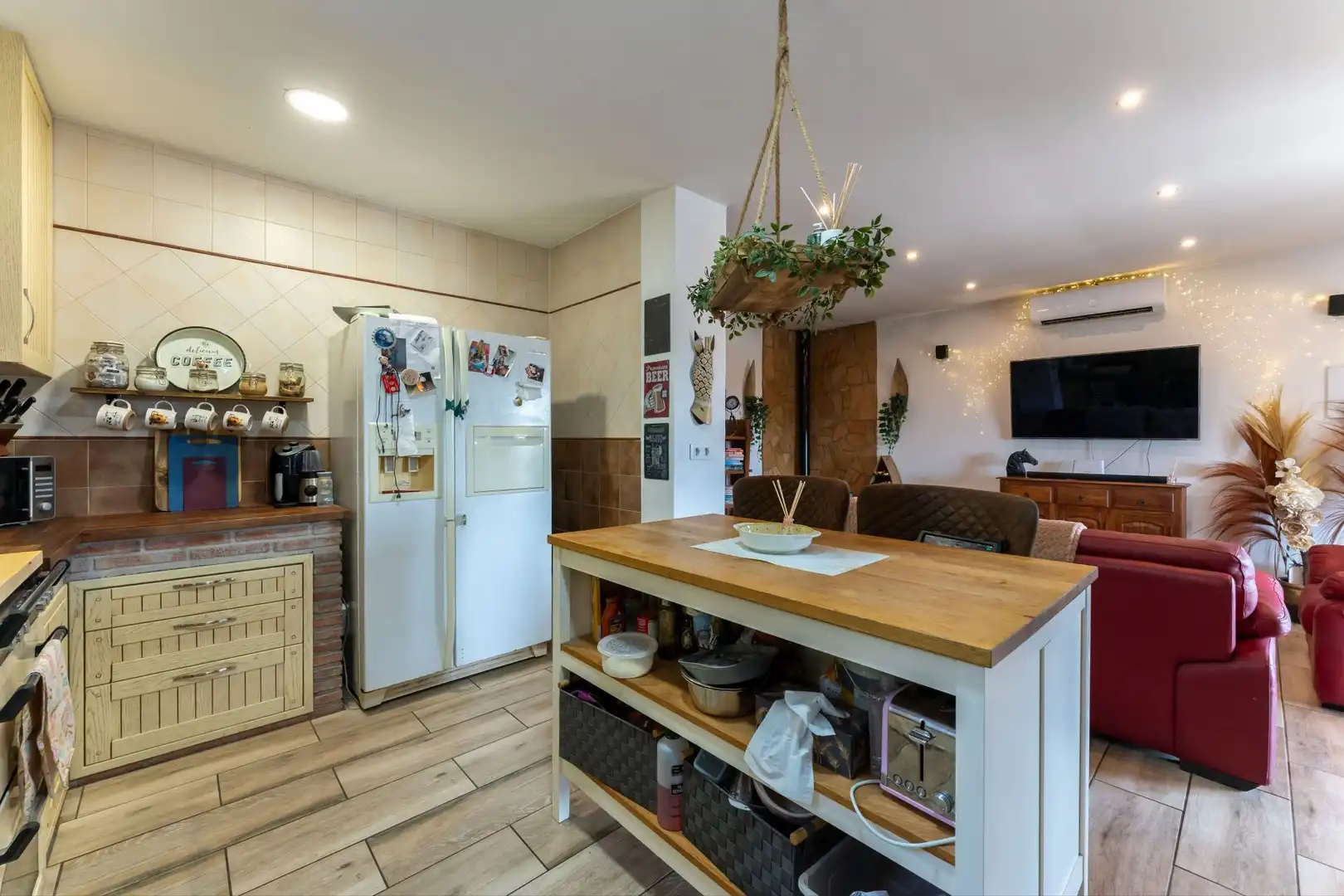 Cocina de Finca rústica en venta en Cártama con Aire acondicionado y Trastero