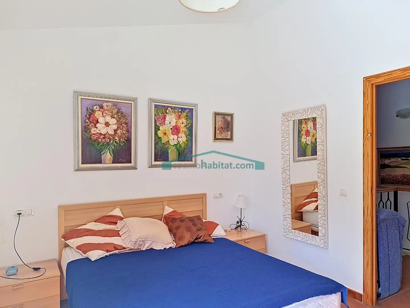 Dormitori de Casa adosada en venda en Els Poblets amb Aire condicionat, Jardí privat i Terrassa