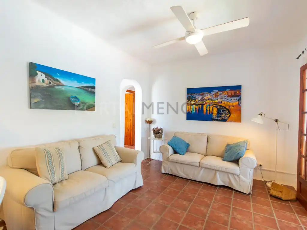 Sala de estar de Apartamento en venta en Es Mercadal con Aire acondicionado y Terraza