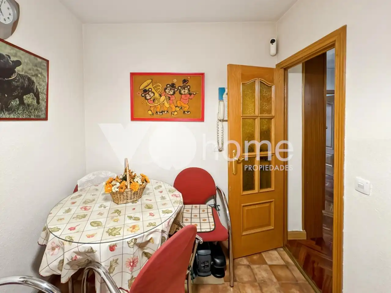 Dining room of Flat for sale in Madrid  with Heating, Parquet flooring and Balcony