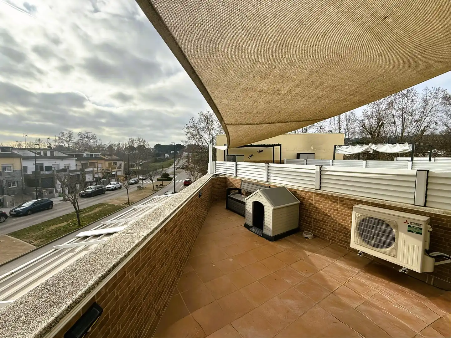 Terrace of Duplexes for sale in Palau-solità i Plegamans  with Air Conditioner, Heating and Parquet flooring