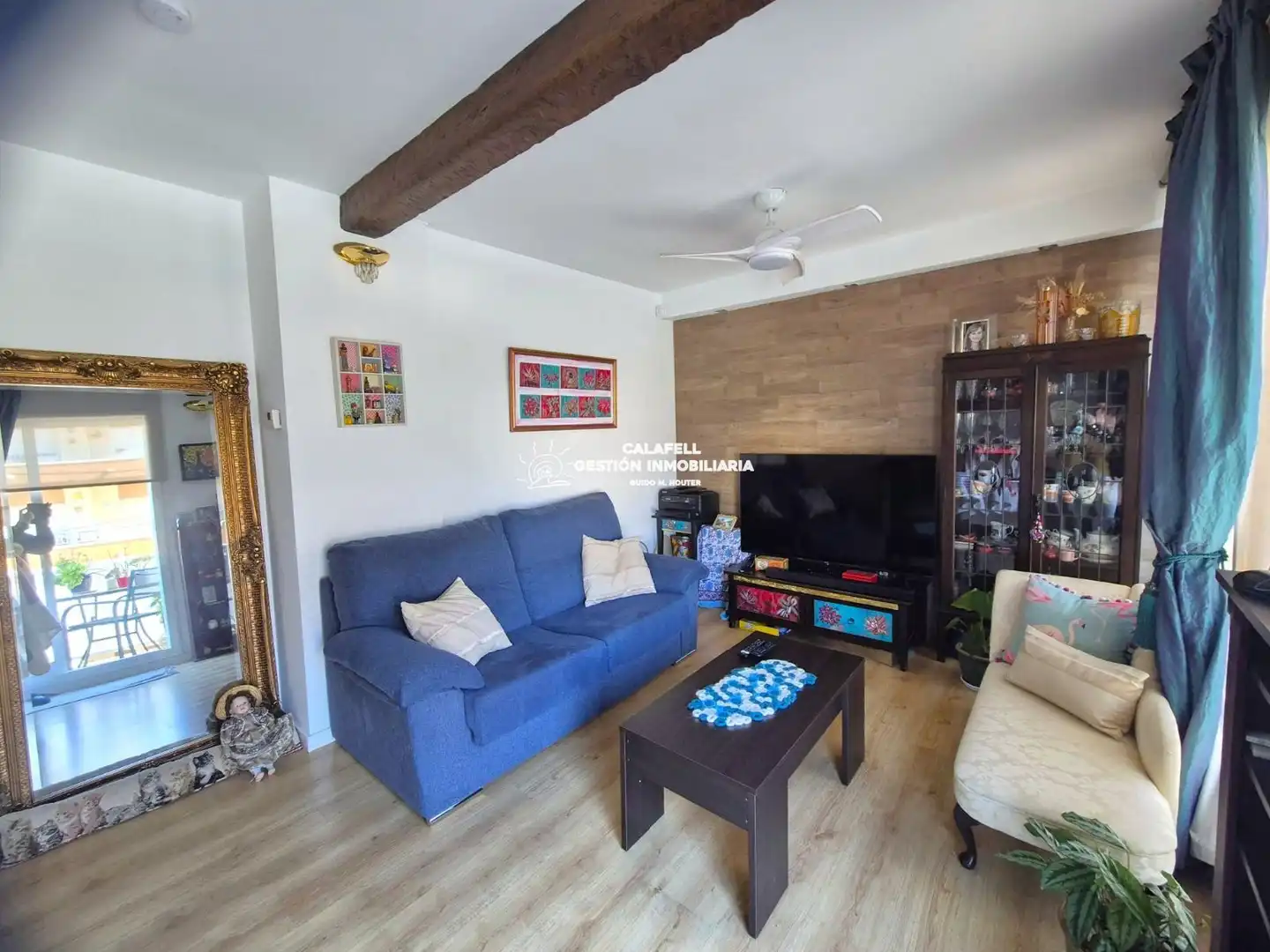 Sala de estar de Piso en venta en Calafell con Calefacción, Terraza y Trastero