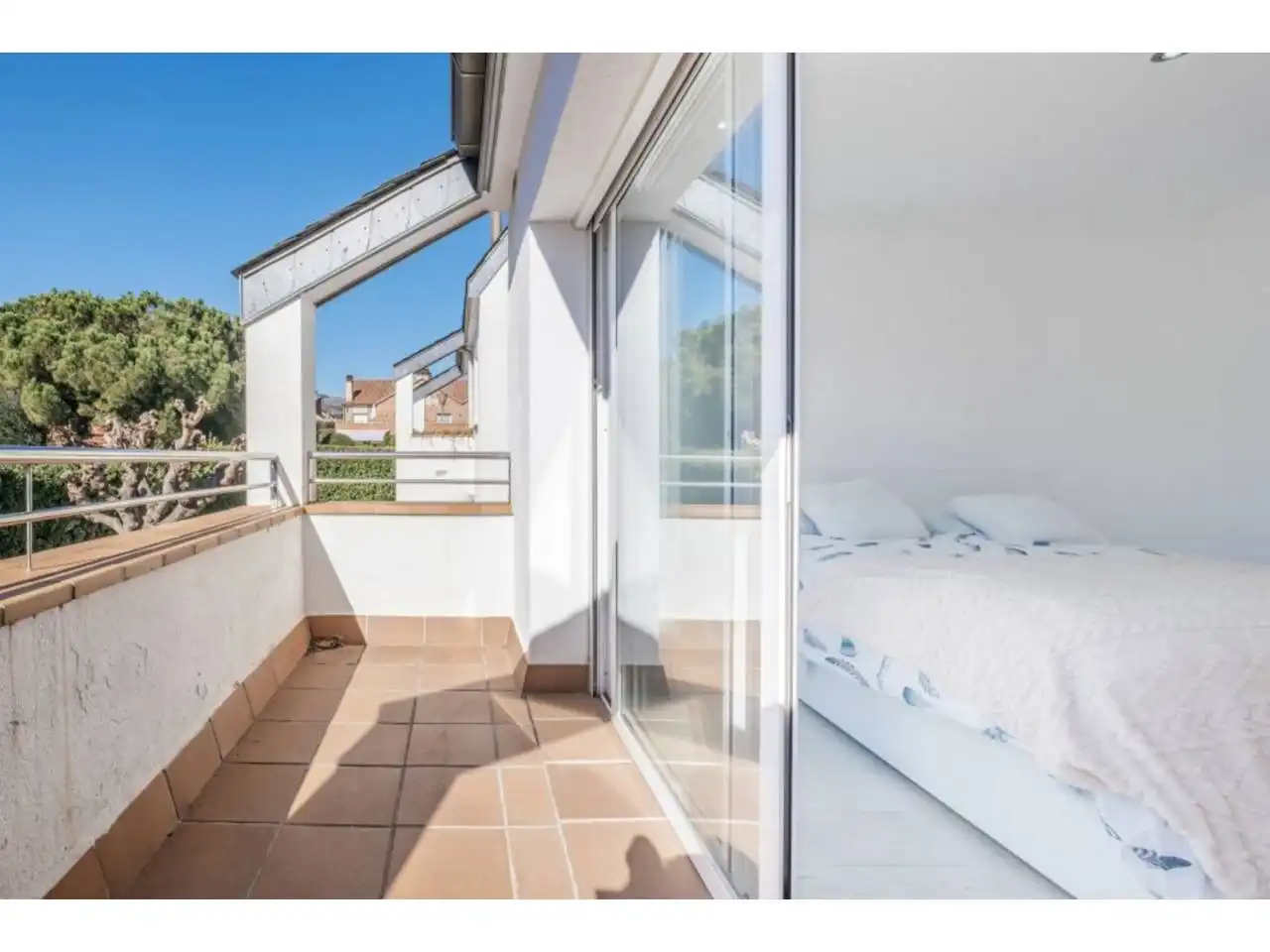 Balcony of Houses for rent in Matadepera  with Heating, Private garden and Parquet flooring