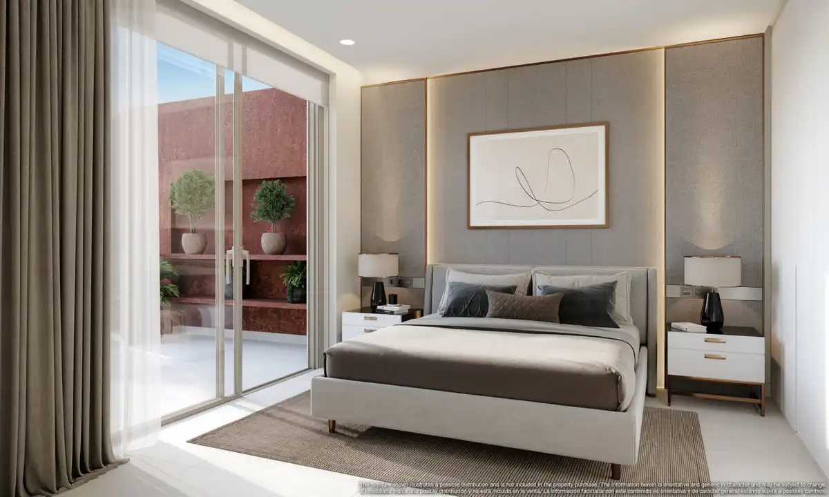 Habitación de Planta baja en venta en Benahavís con Aire acondicionado, Jardín privado y Terraza
