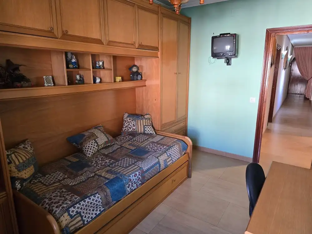 Schlafzimmer von Wohnung zum Verkauf in Brozas mit Klimaanlage, Terrasse und Möbliert