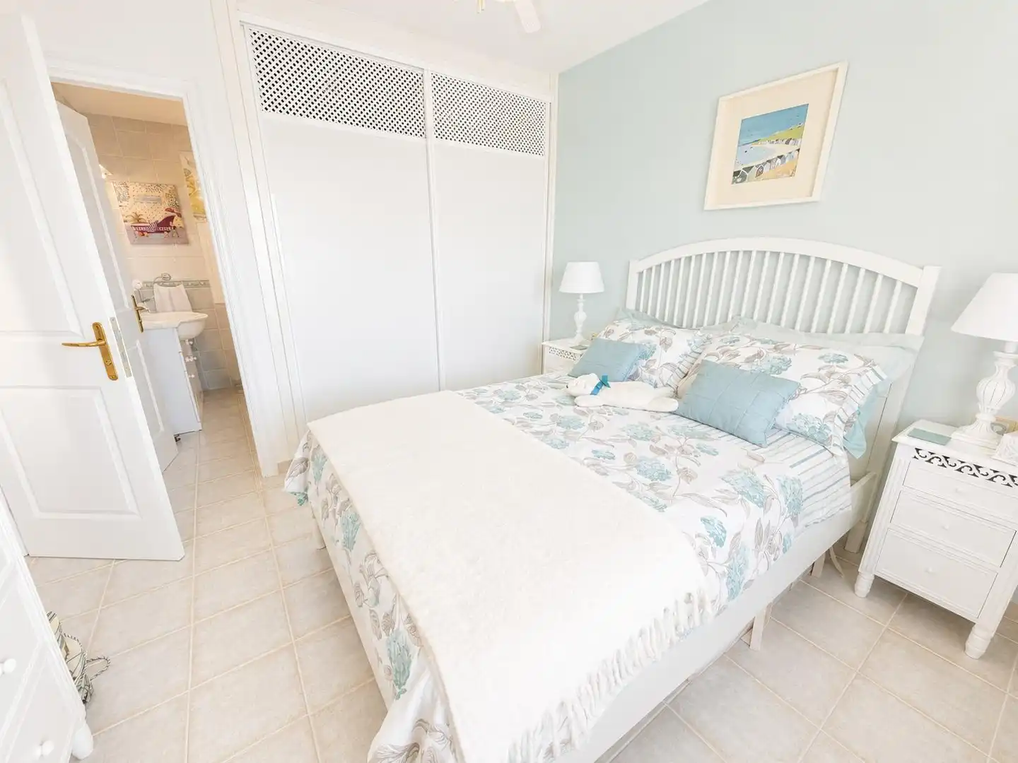 Schlafzimmer von Wohnungen zum Verkauf in Arona mit Privatgarten, Terrasse und Möbliert