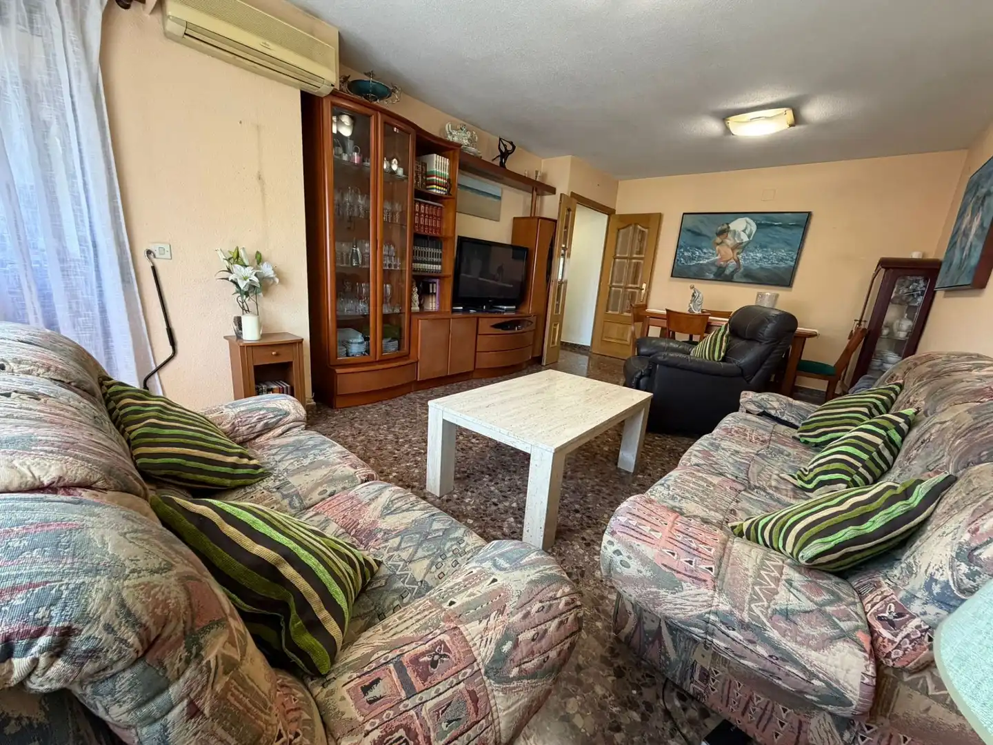 Sala d'estar de Pis en venda en Valencia amb Aire condicionat, Terrassa i Traster