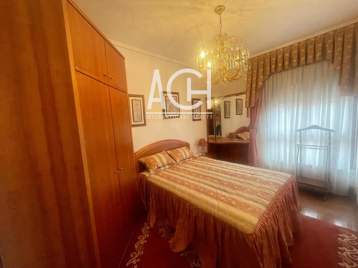 Schlafzimmer von Wohnung zum Verkauf in Bilbao  mit Heizung, Parkett und Terrasse