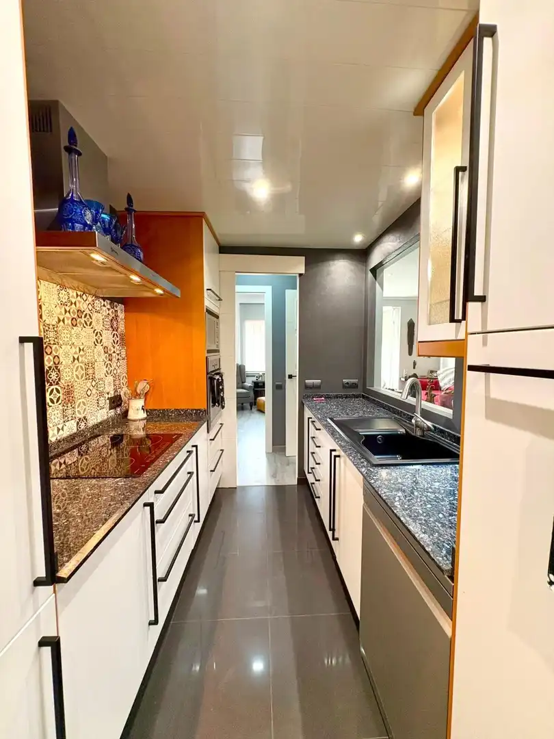 Cocina de Piso en venta en Barcelona con Aire acondicionado, Parquet y Balcón