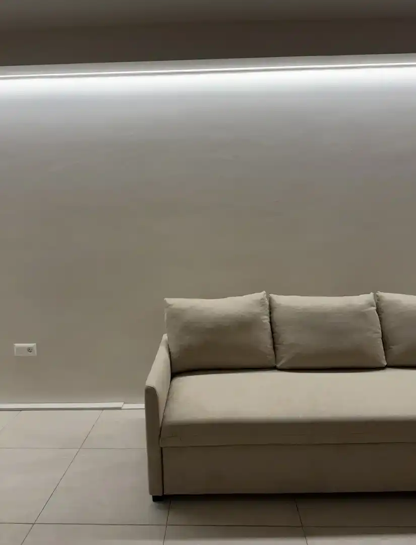 Sala de estar de Estudio de alquiler en Arona con Aire acondicionado, Jardín privado y Piscina