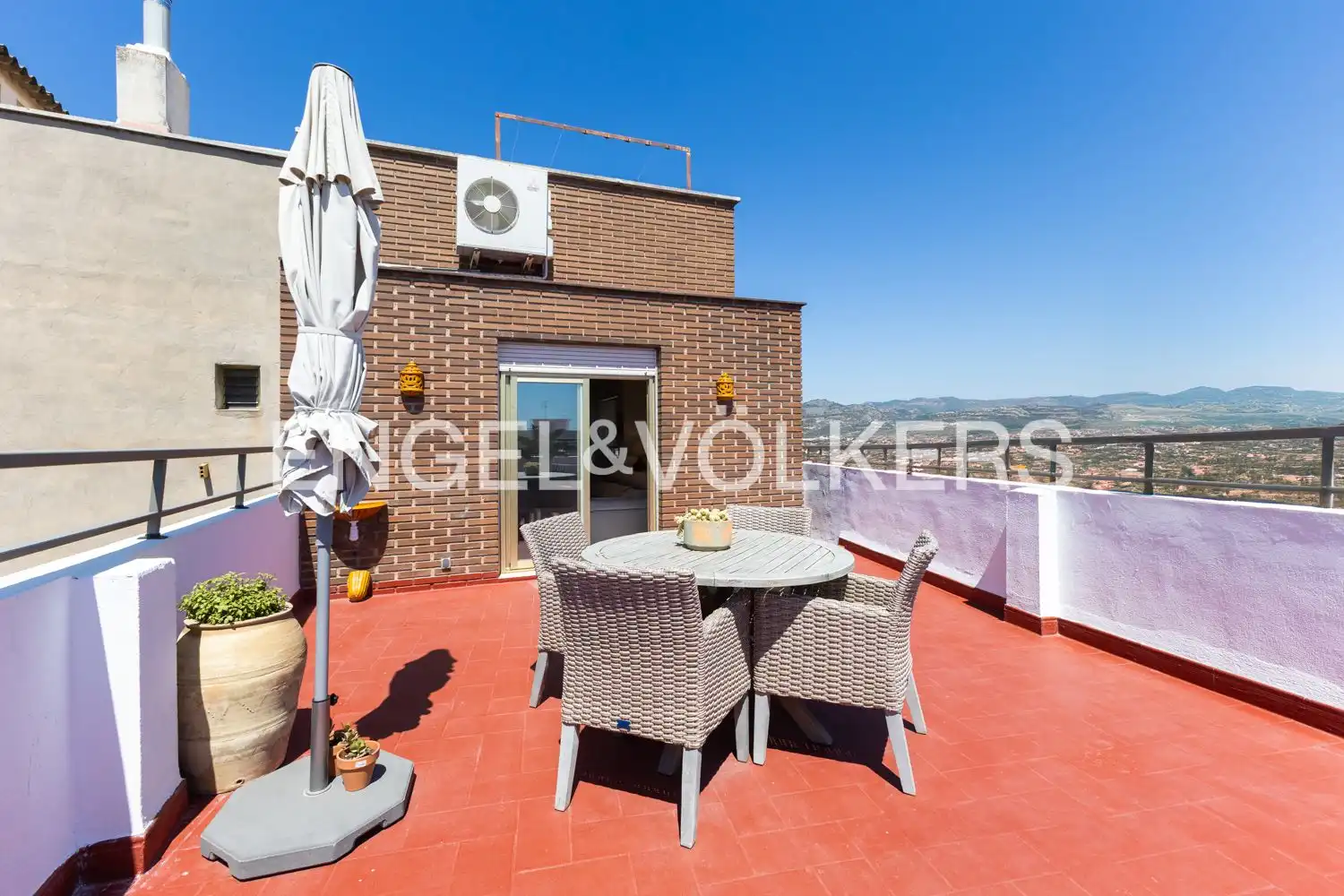 Terrace of Attic for sale in Castellón de la Plana / Castelló de la Plana  with Air Conditioner, Heating and Parquet flooring