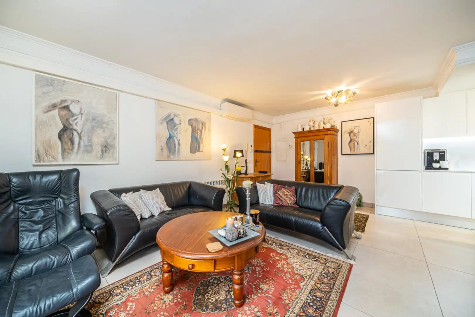Sala de estar de Planta baja en venta en Sant Llorenç des Cardassar con Aire acondicionado, Calefacción y Jardín privado