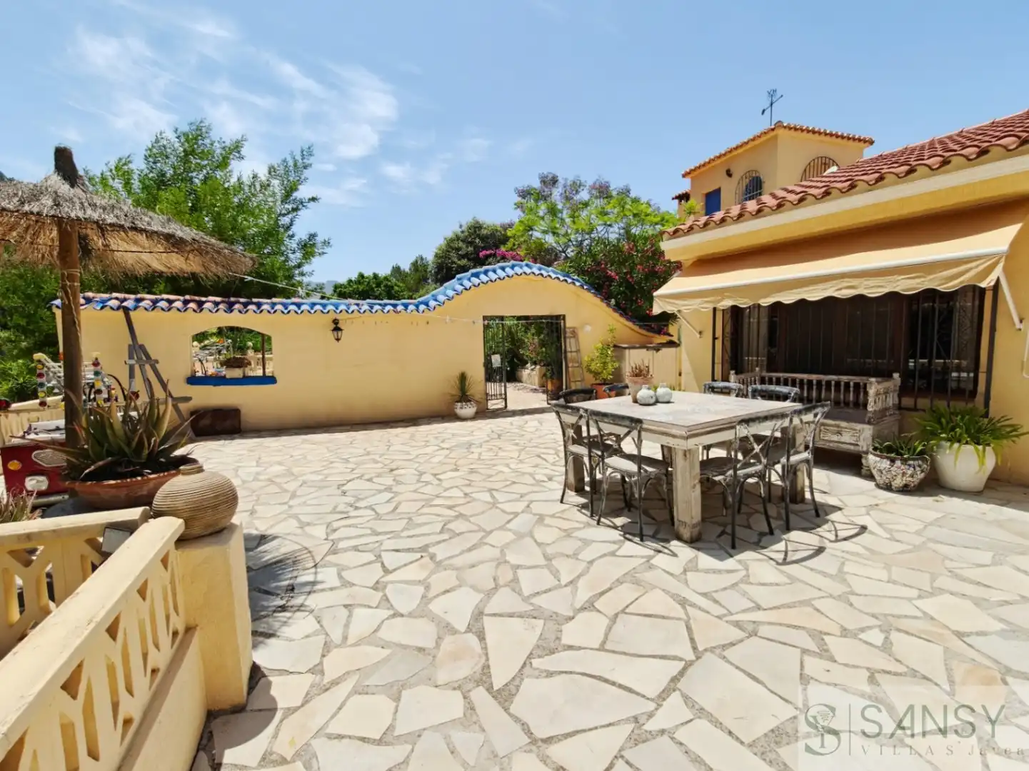 Terrasse von Haus oder Chalet zum Verkauf in Castell de Castells mit Klimaanlage, Terrasse und Abstellraum