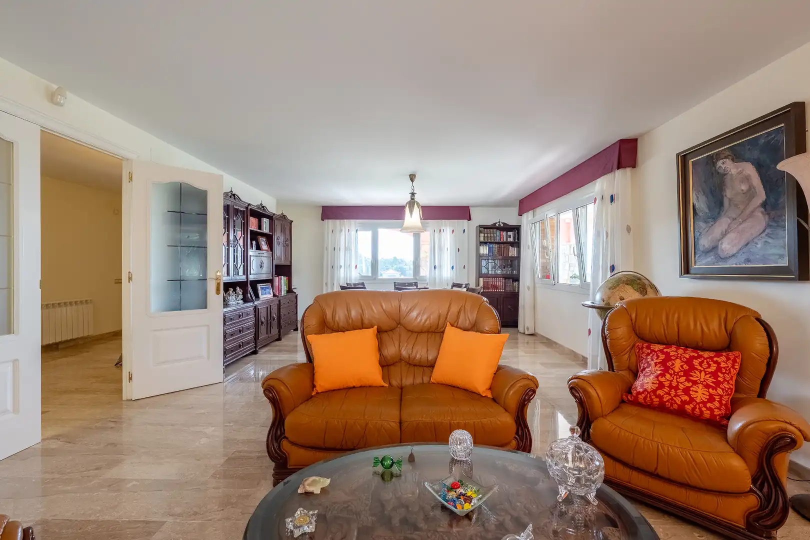 Sala de estar de Casa o chalet en venta en Badalona con Aire acondicionado, Calefacción y Jardín privado