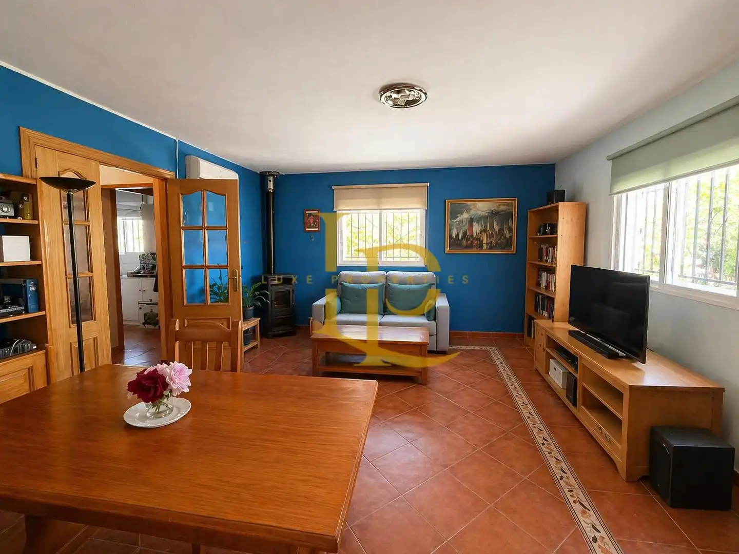 Living room of Houses for sale in Trijueque  with Heating, Private garden and Oven