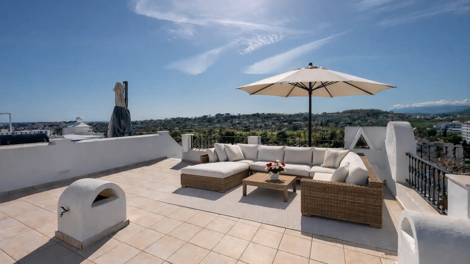 Terraza de Casa adosada en venta en Marbella con Aire acondicionado, Terraza y Piscina