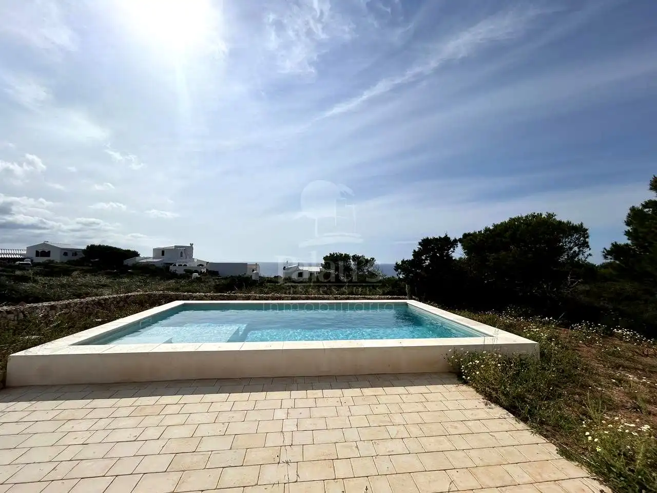 Schwimmbecken von Haus oder Chalet zur Miete in Ciutadella de Menorca mit Gemeinschaftspool