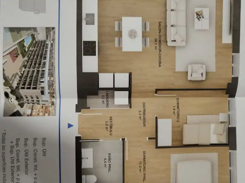 Wohnung mit Pool zur Miete in Carrer de Manuel Carrasco i Formiguera 8, imagen 2