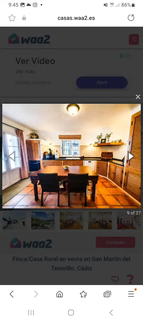 Kitchen of Land for sale in Algeciras