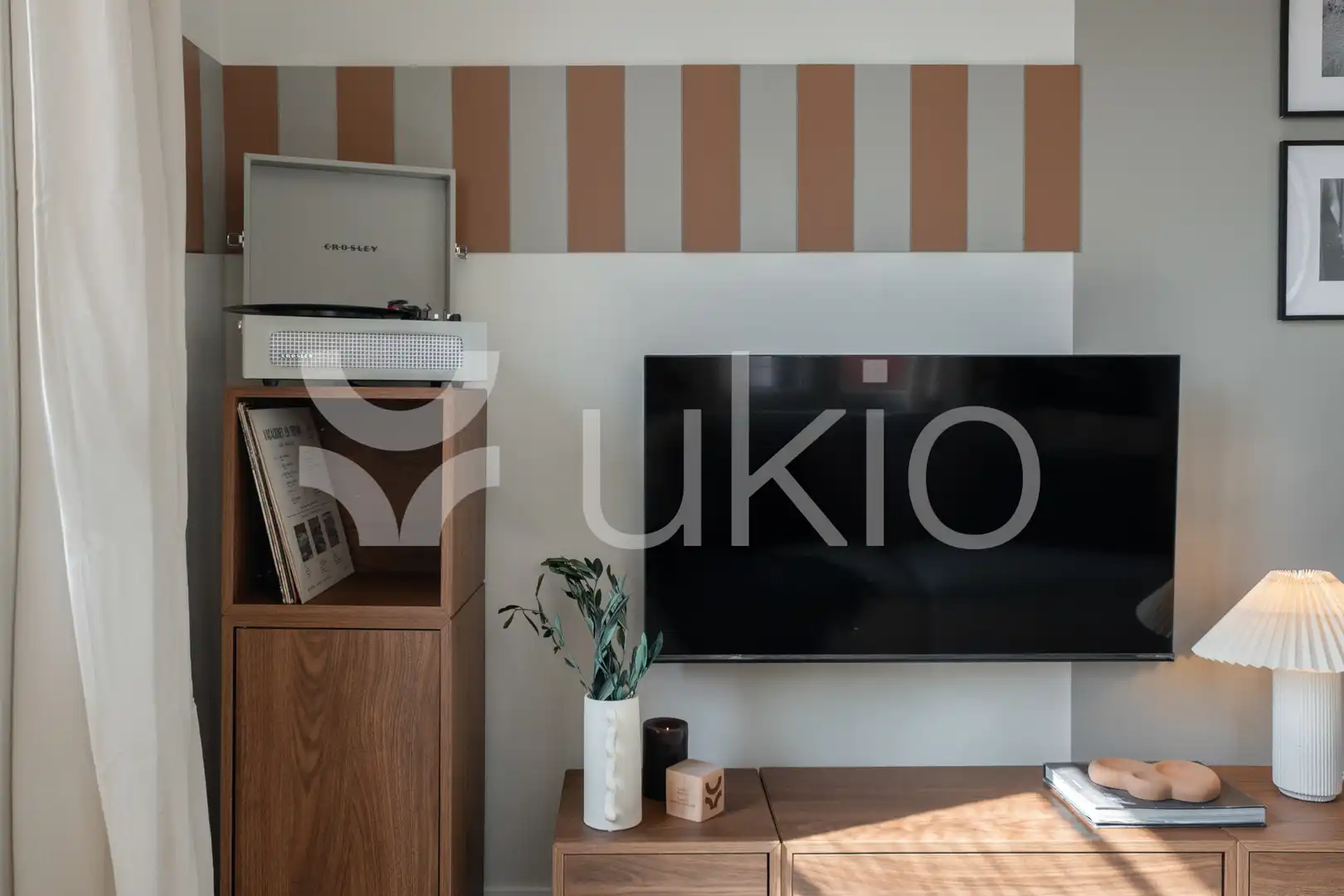 Sala de estar de Apartamento de alquiler en Madrid con Aire acondicionado, Calefacción y Amueblado
