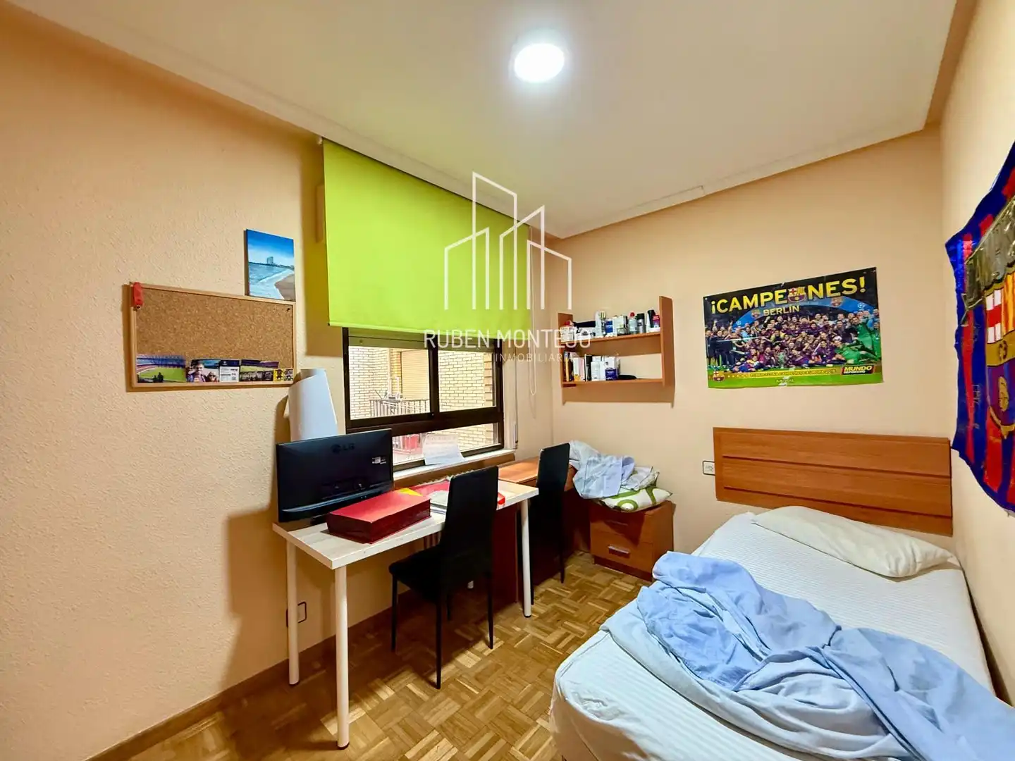 Schlafzimmer von Wohnung zur Miete in Salamanca mit Heizung, Parkett und Terrasse