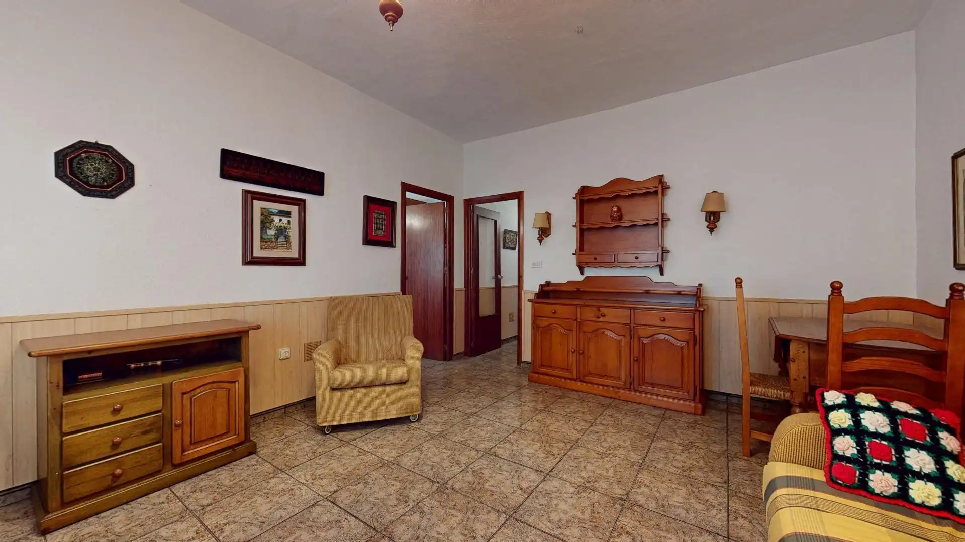 Sala d'estar de Casa o xalet en venda en Pilar de la Horadada amb Jardí privat