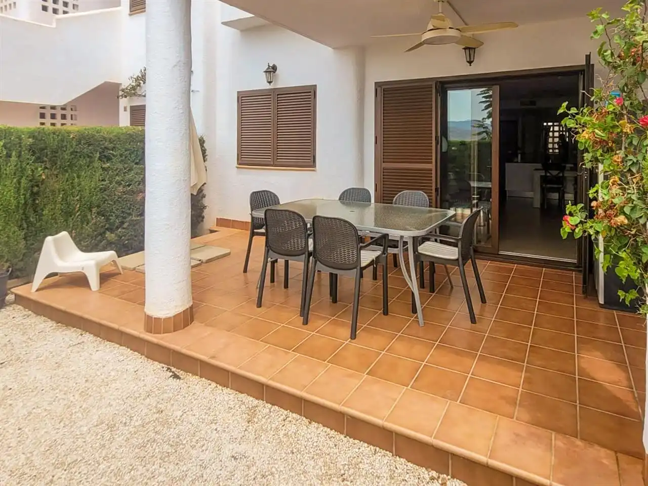 Terrace of Apartments for sale in Pulpí  with Air Conditioner, Heating and Swimming Pool