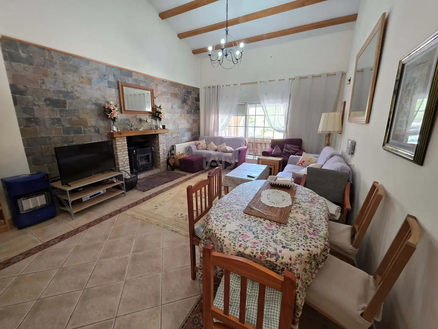 Sala de estar de Casa o chalet en venta en Calasparra con Terraza y Piscina