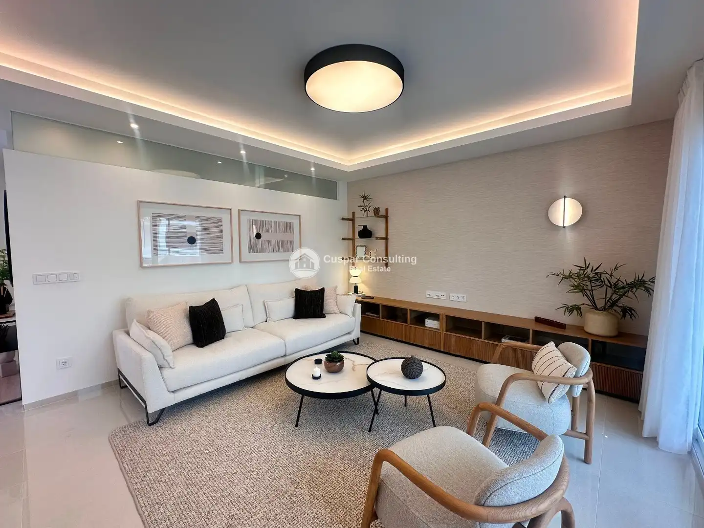 Sala de estar de Apartamento en venta en Rojales con Aire acondicionado, Calefacción y Jardín privado