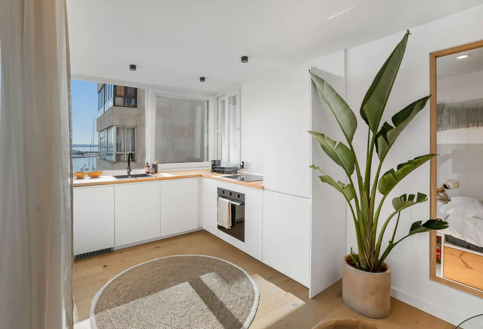 Kitchen of Flat for sale in  Palma de Mallorca  with Air Conditioner, Terrace and Furnished
