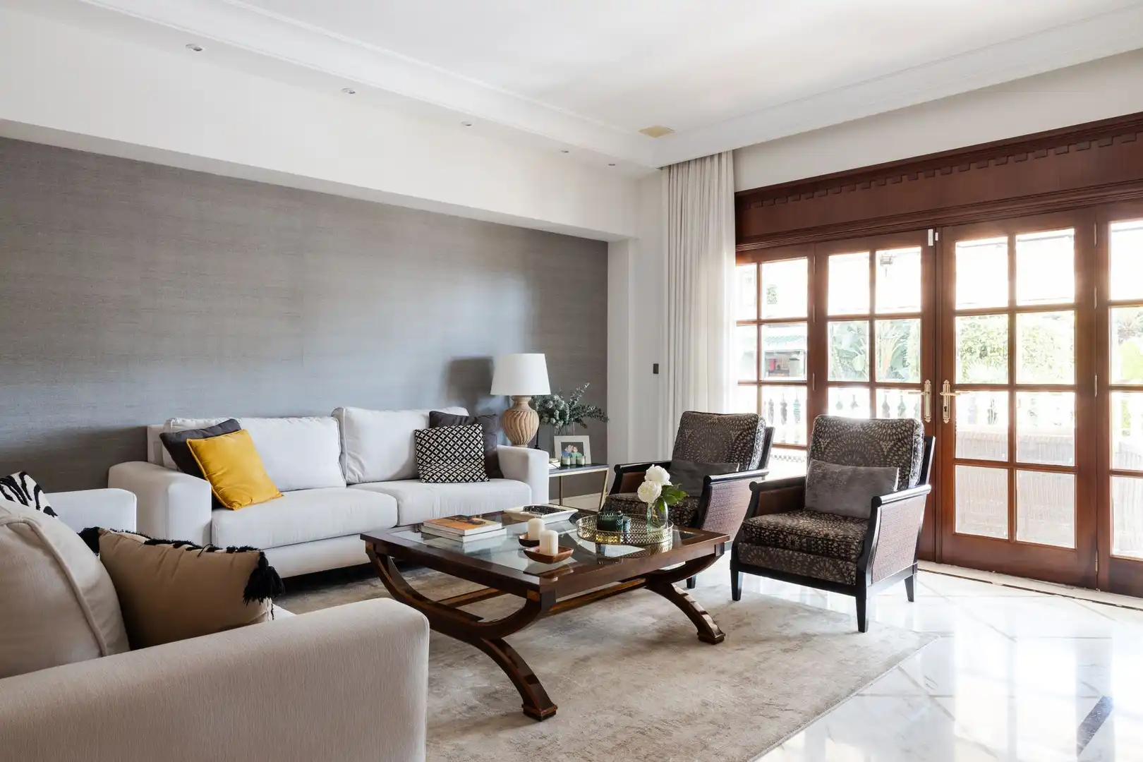 Sala d'estar de Casa o xalet en venda en Málaga Capital amb Terrassa i Balcó