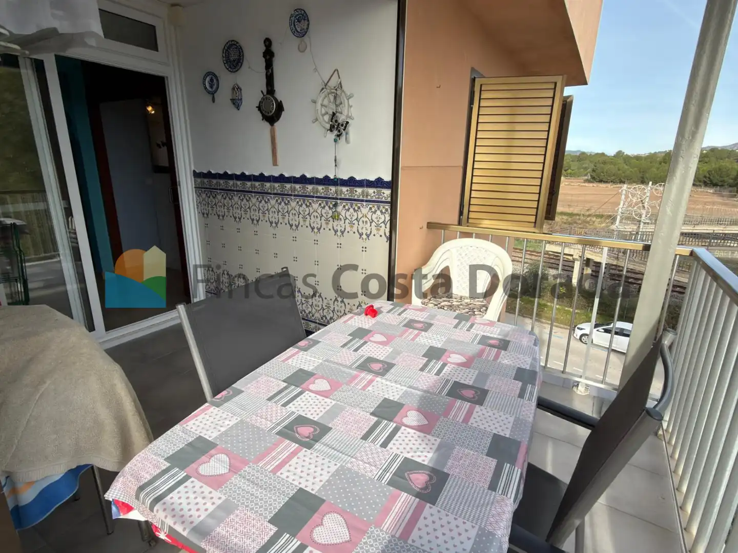 Terraza de Apartamento en venta en Vilanova i la Geltrú con Terraza, Amueblado y Horno