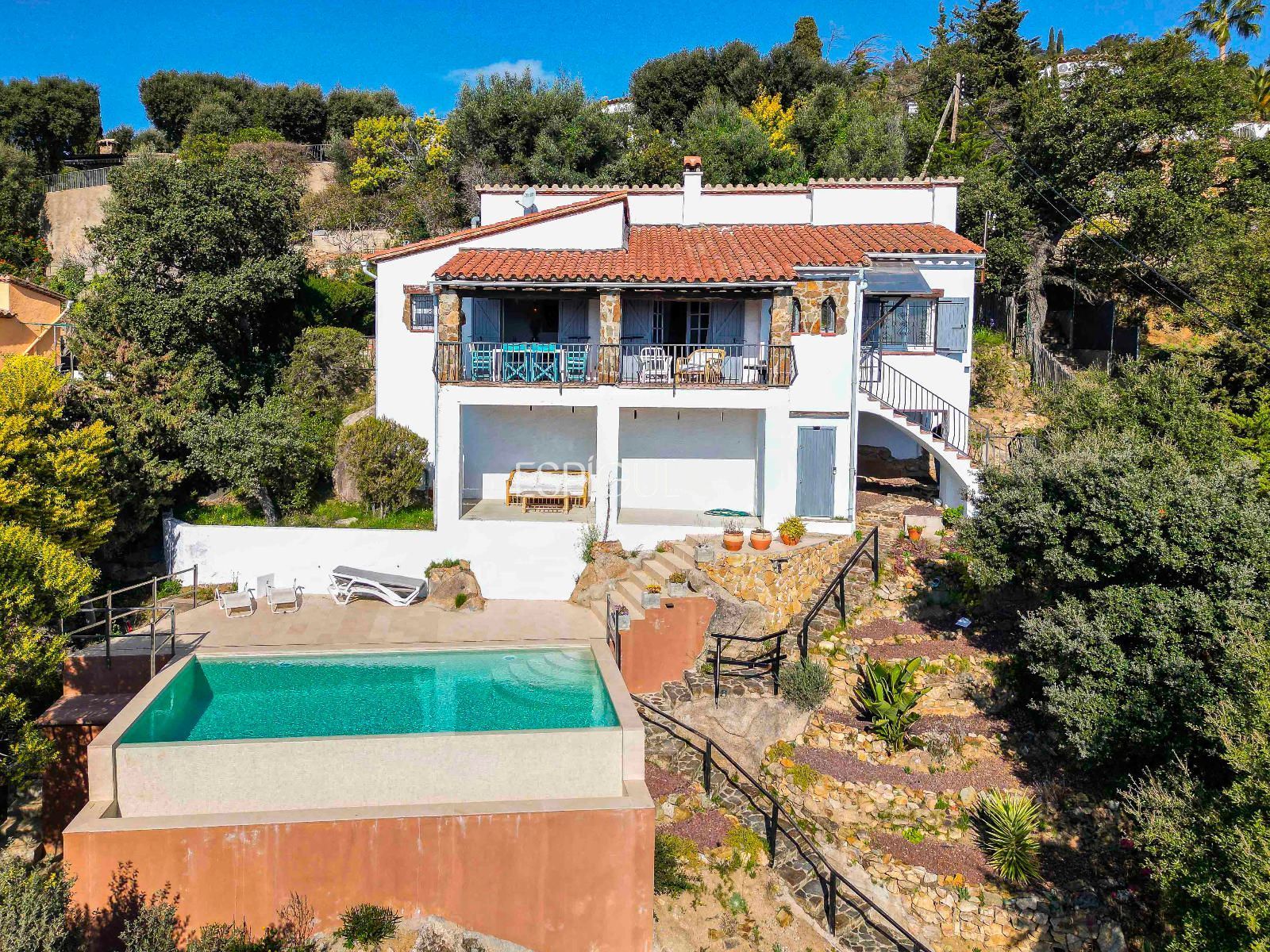 Exterior view of Houses for sale in Calonge i Sant Antoni  with Swimming Pool