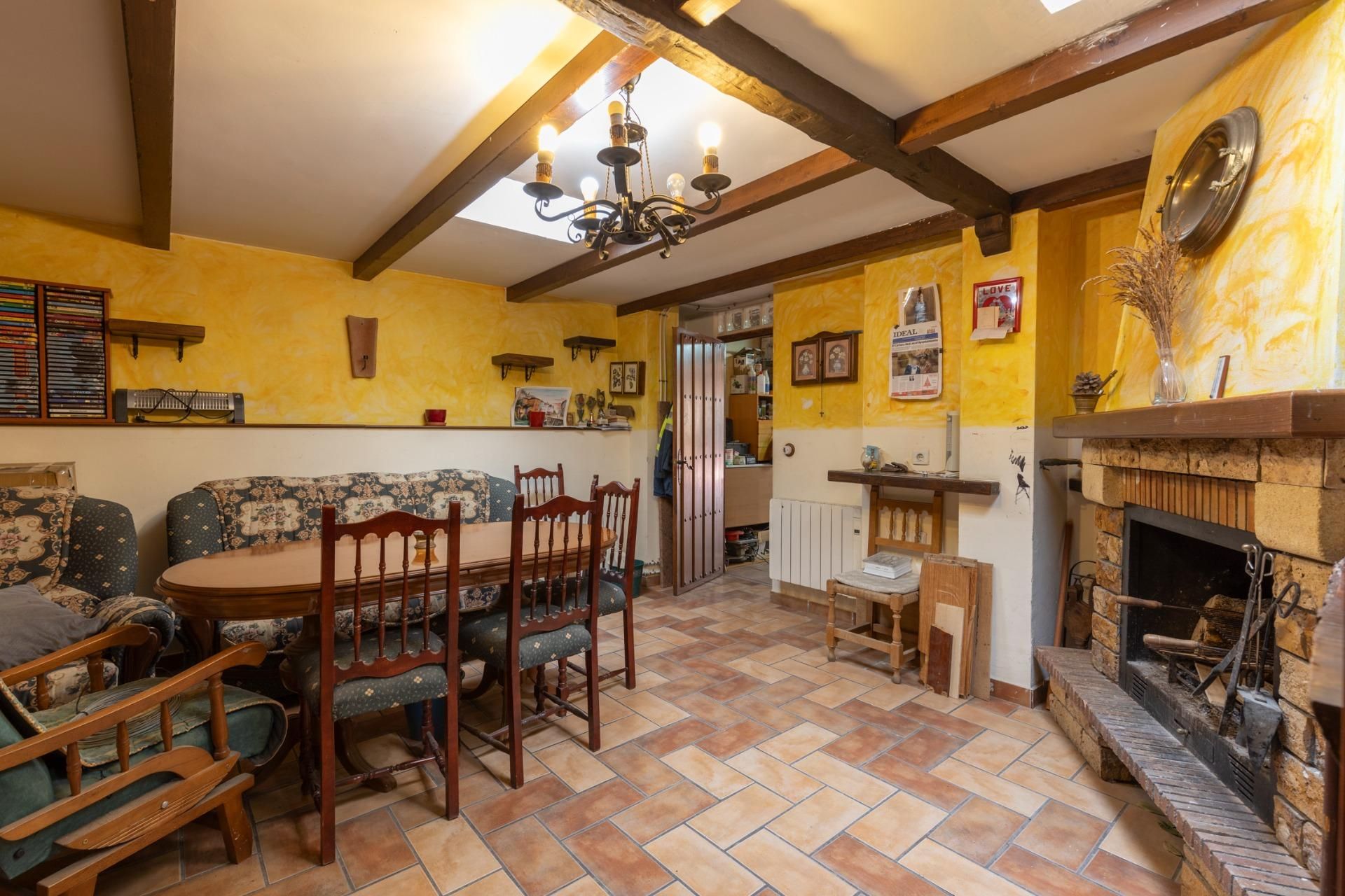 Dining room of Single-family semi-detached for sale in Vegas del Genil  with Heating