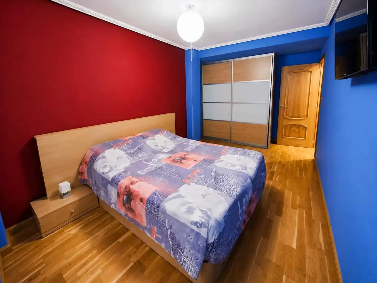 Schlafzimmer von Wohnung zum Verkauf in Zaragoza mit Klimaanlage, Heizung und Parkett