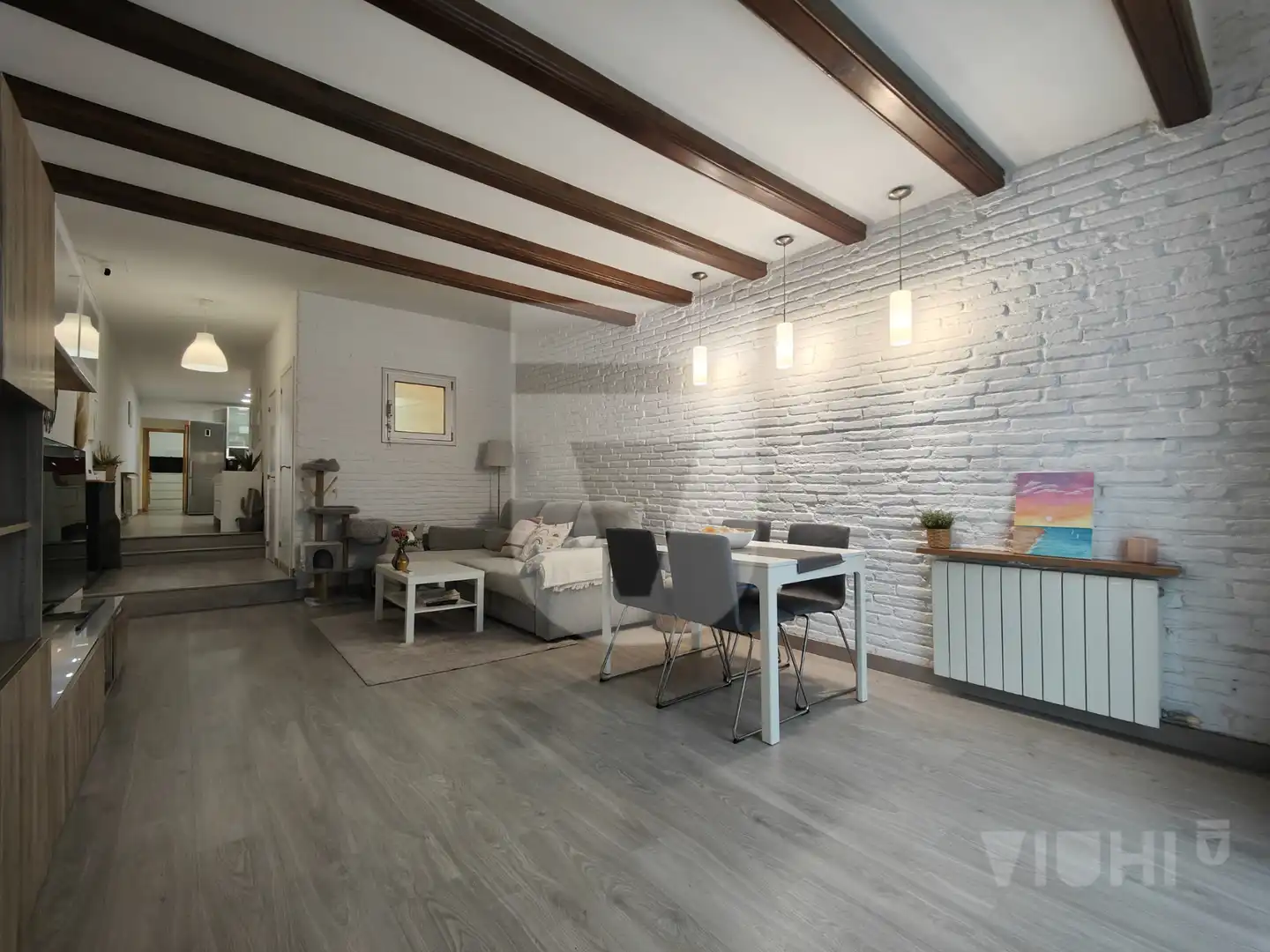 Sala d'estar de Planta baixa en venda en Barcelona amb Calefacció, Parquet i Forn