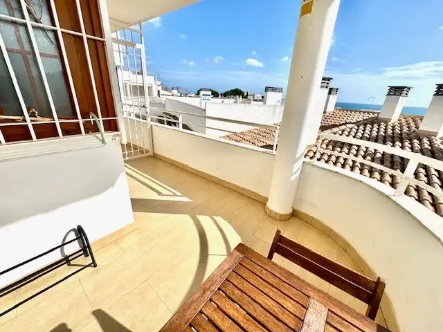 Terrasse von Dachboden zur Miete in Altea mit Klimaanlage, Terrasse und Möbliert