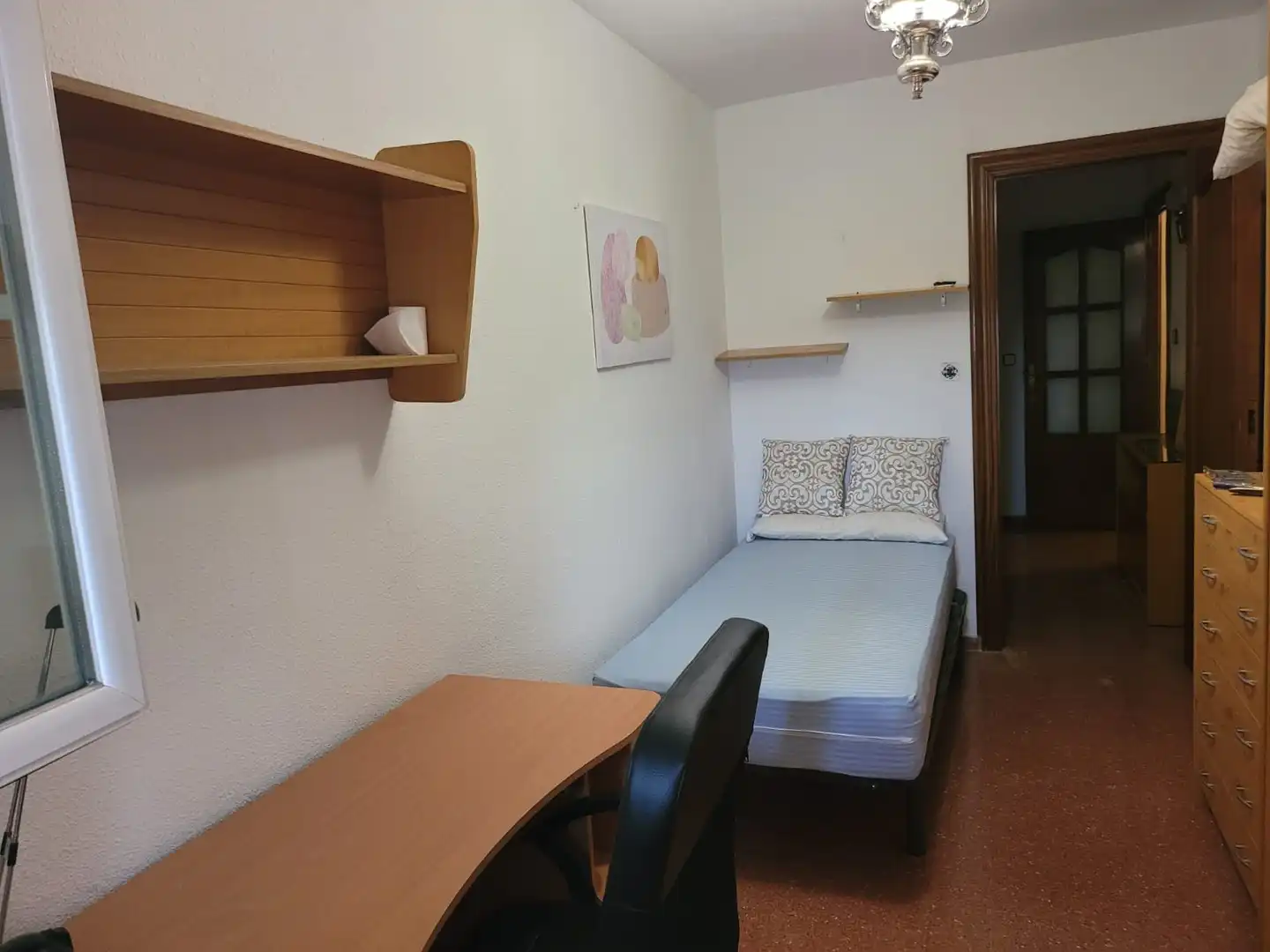 Bedroom of Flat for rent in Granada  with Heating, Furnished and Washing machine