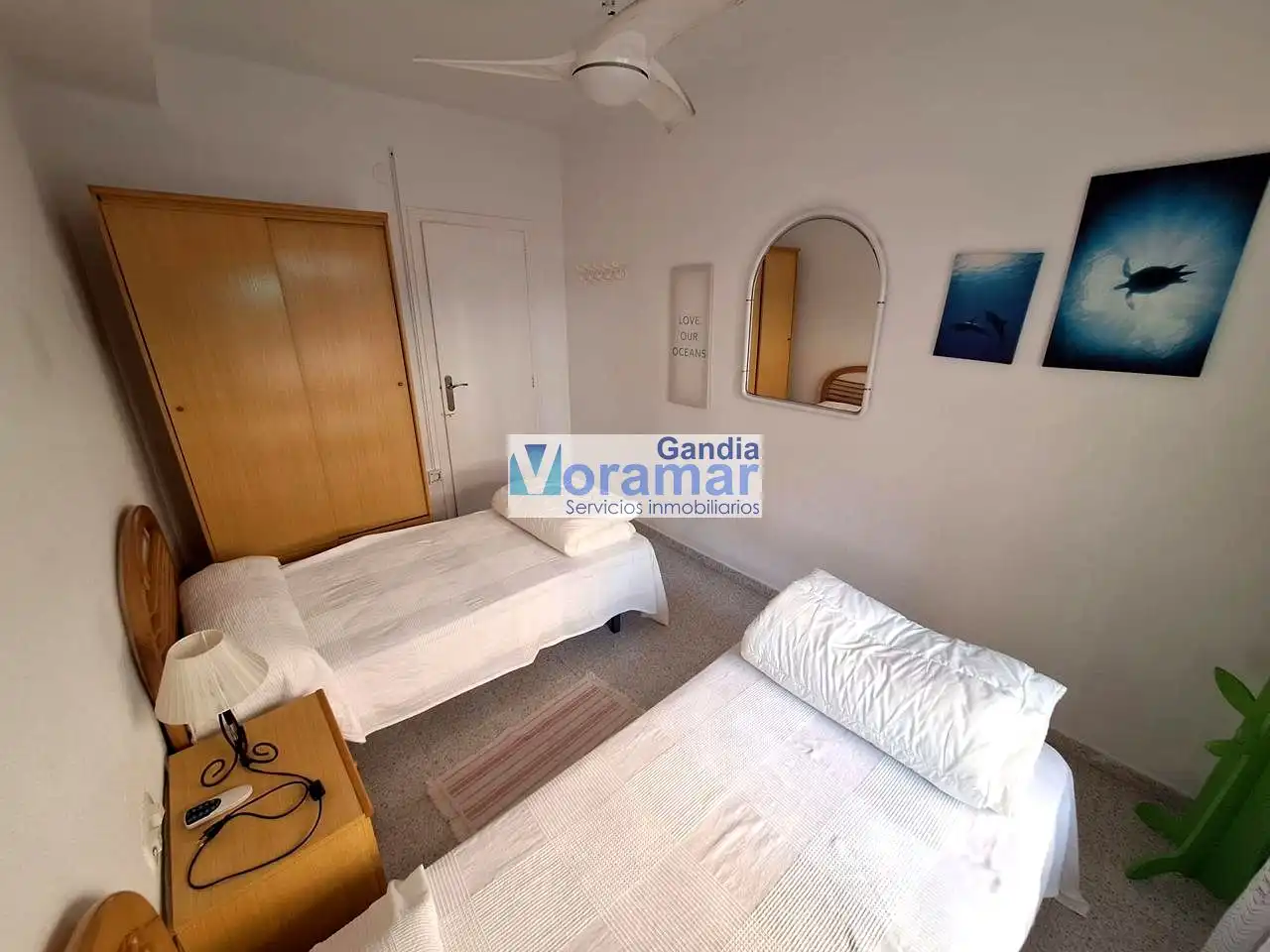 Habitación de Apartamento de alquiler en Gandia con Calefacción y Amueblado