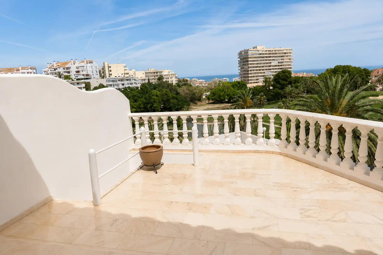 Terrace of Detached homes for sale in Benalmádena  with Air Conditioner, Private garden and Terrace