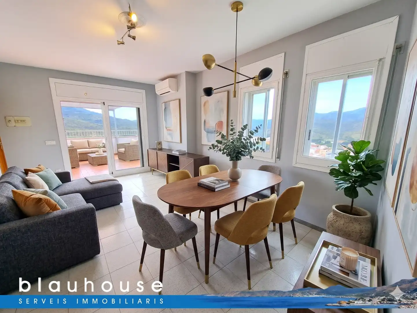Dining room of Attic for sale in Llançà  with Air Conditioner and Terrace
