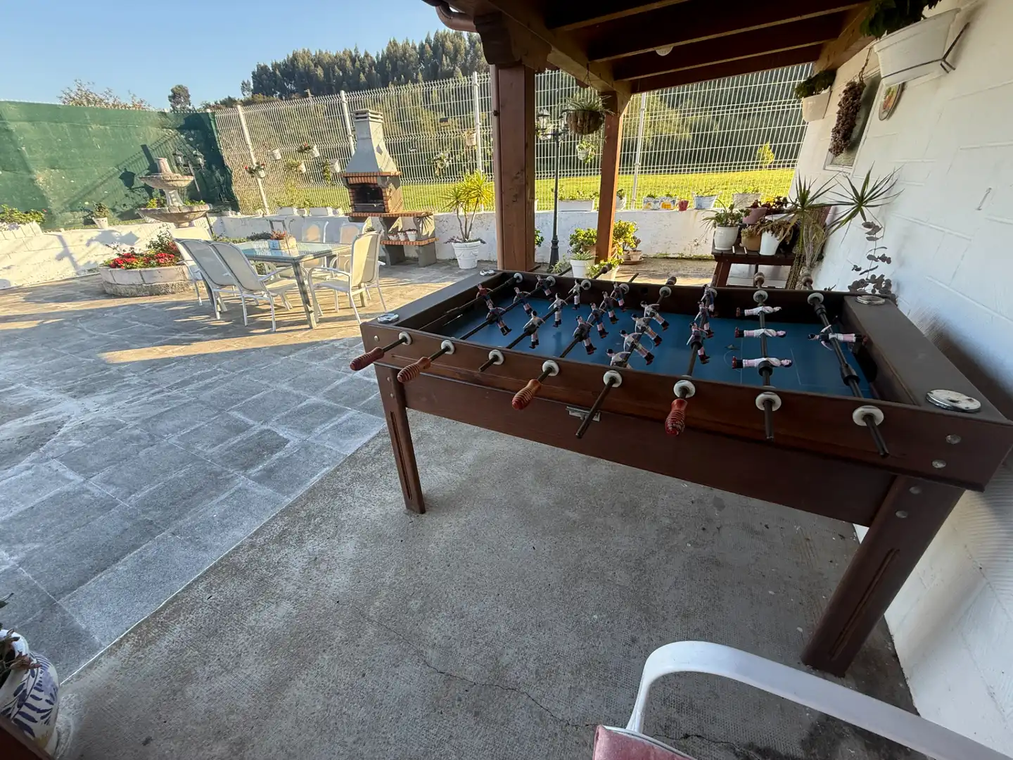 Terraza de Casa o chalet en venta en Castrillón con Calefacción, Jardín privado y Piscina