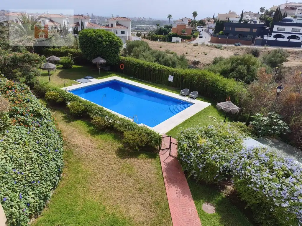 Piscina de Apartamento en venta en Mijas con Jardín privado y Piscina comunitaria