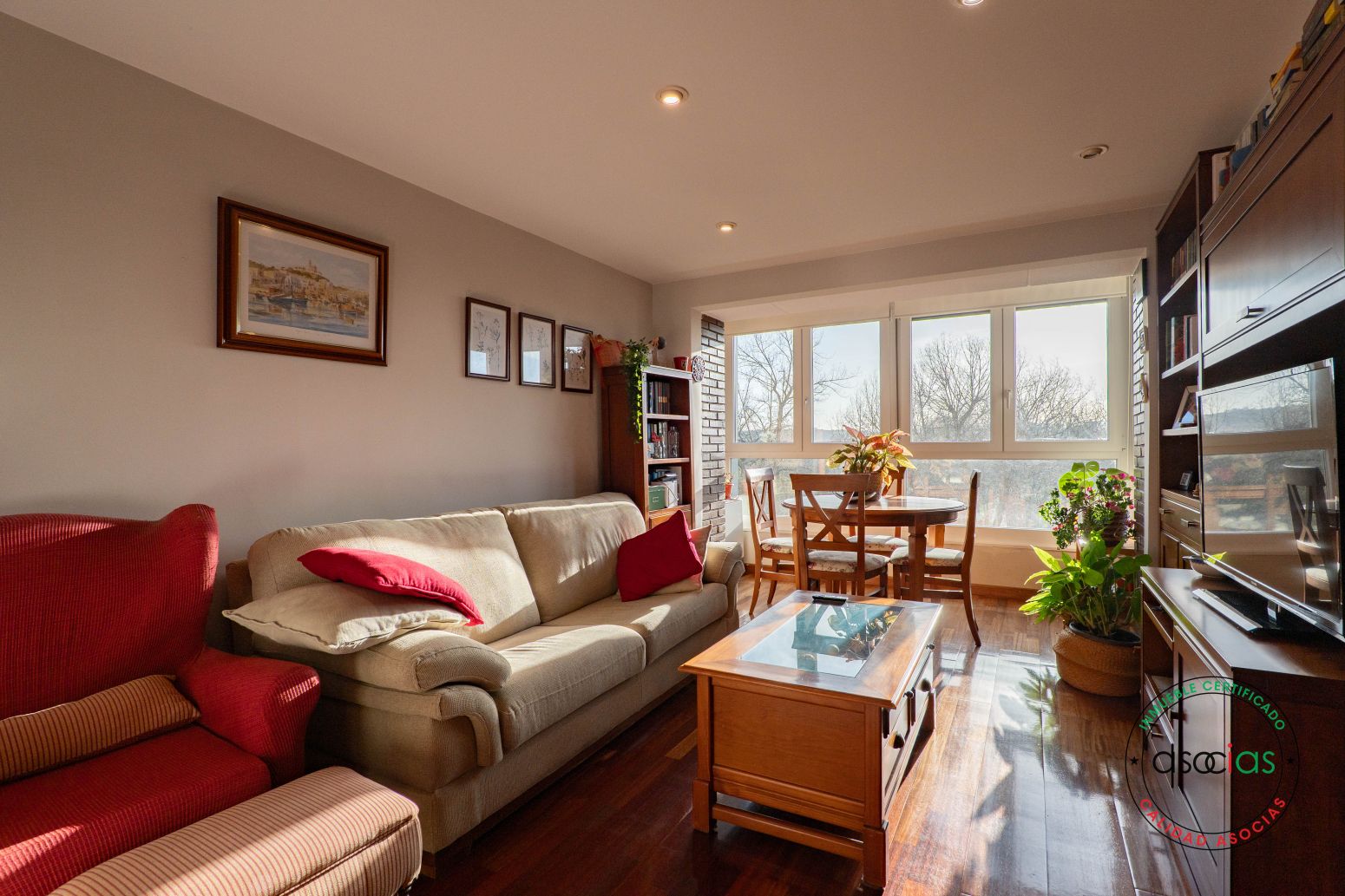 Sala de estar de Piso en venta en Gijón  con Calefacción y Parquet