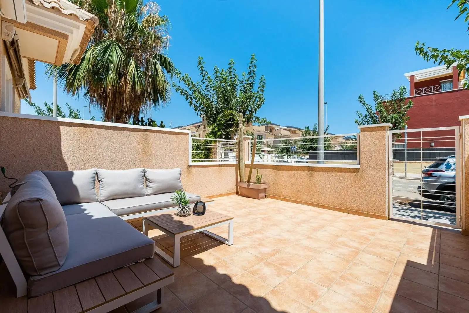 Terrace of Detached homes for rent in Pilar de la Horadada  with Air Conditioner, Heating and Private garden