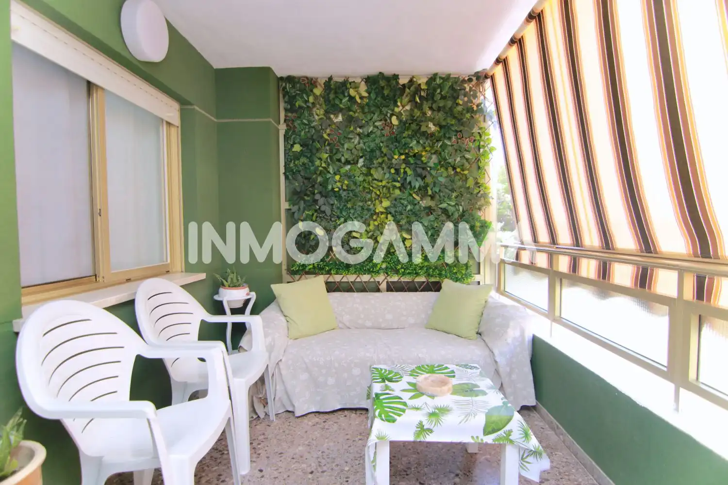 Terraza de Apartamento de alquiler en Cullera con Terraza, Amueblado y Piscina comunitaria