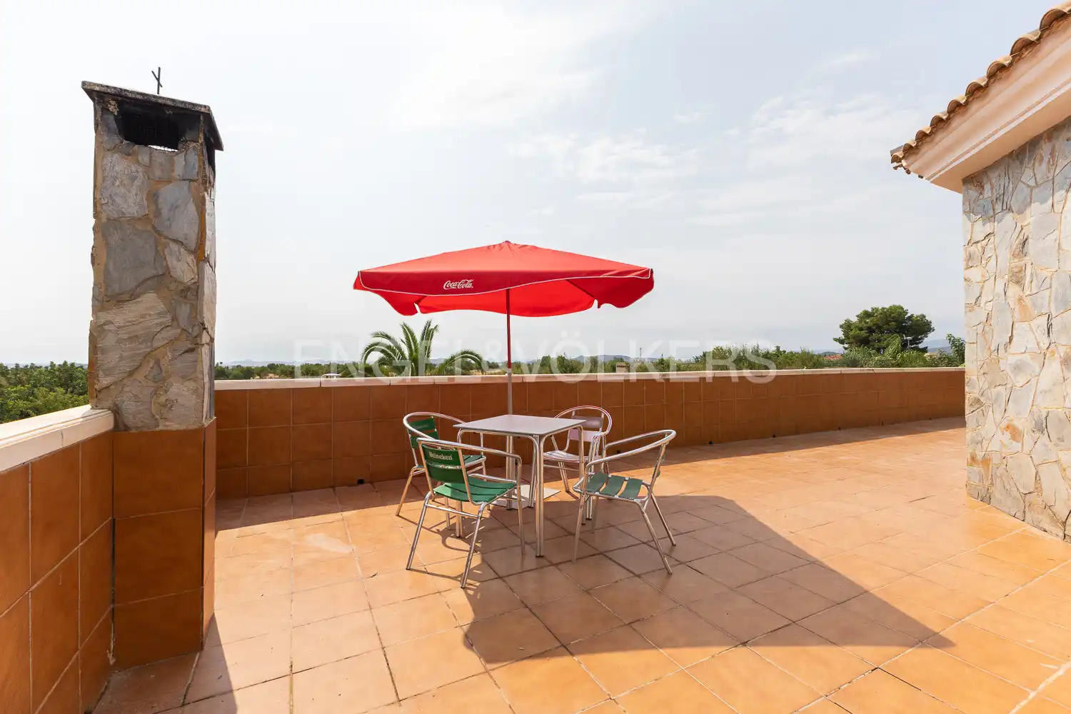 Terraza de Casa o chalet en venta en Casinos con Calefacción, Jardín privado y Terraza