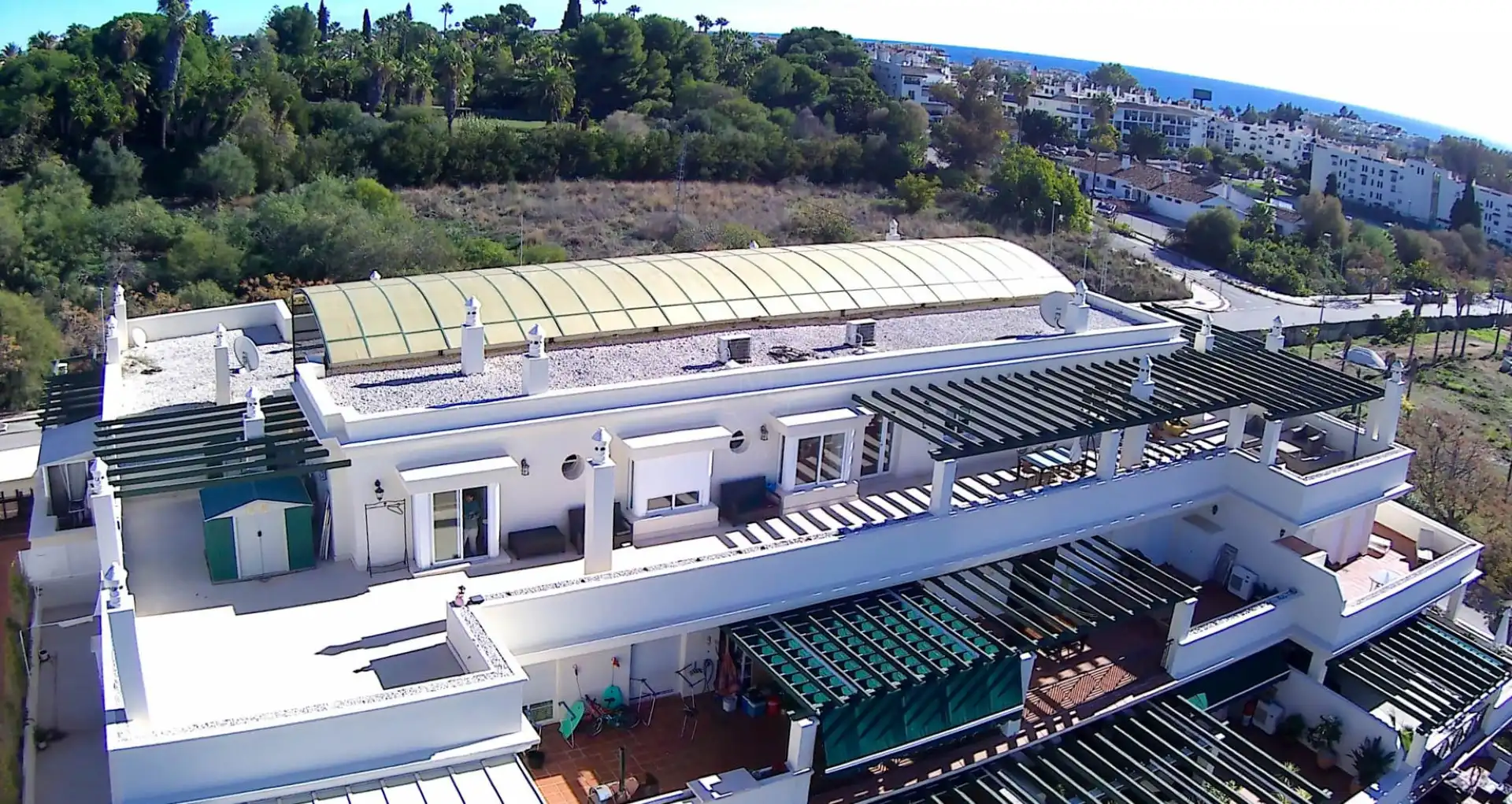 Terrace of Attic for sale in Marbella  with Air Conditioner, Terrace and Swimming Pool
